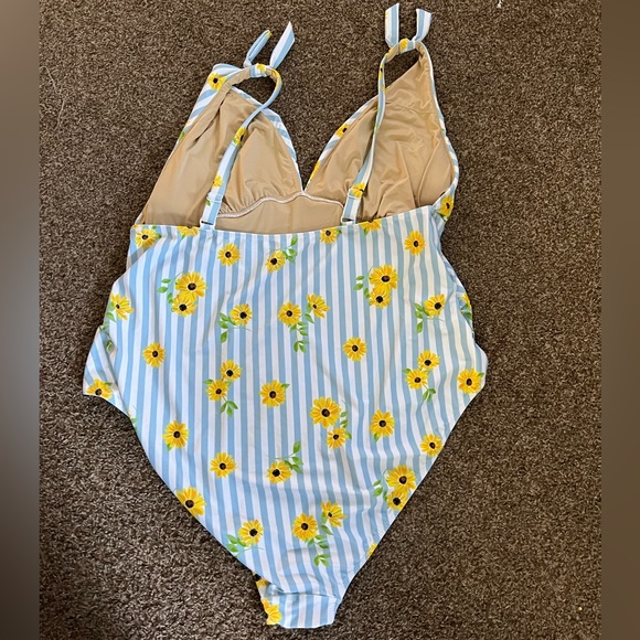 Sunflower Striped Bathing Suit - Picture 2 of 2